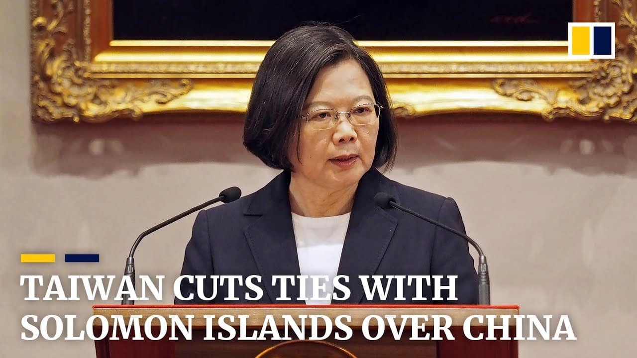 Taiwan, le isole Salomone rompono i rapporti